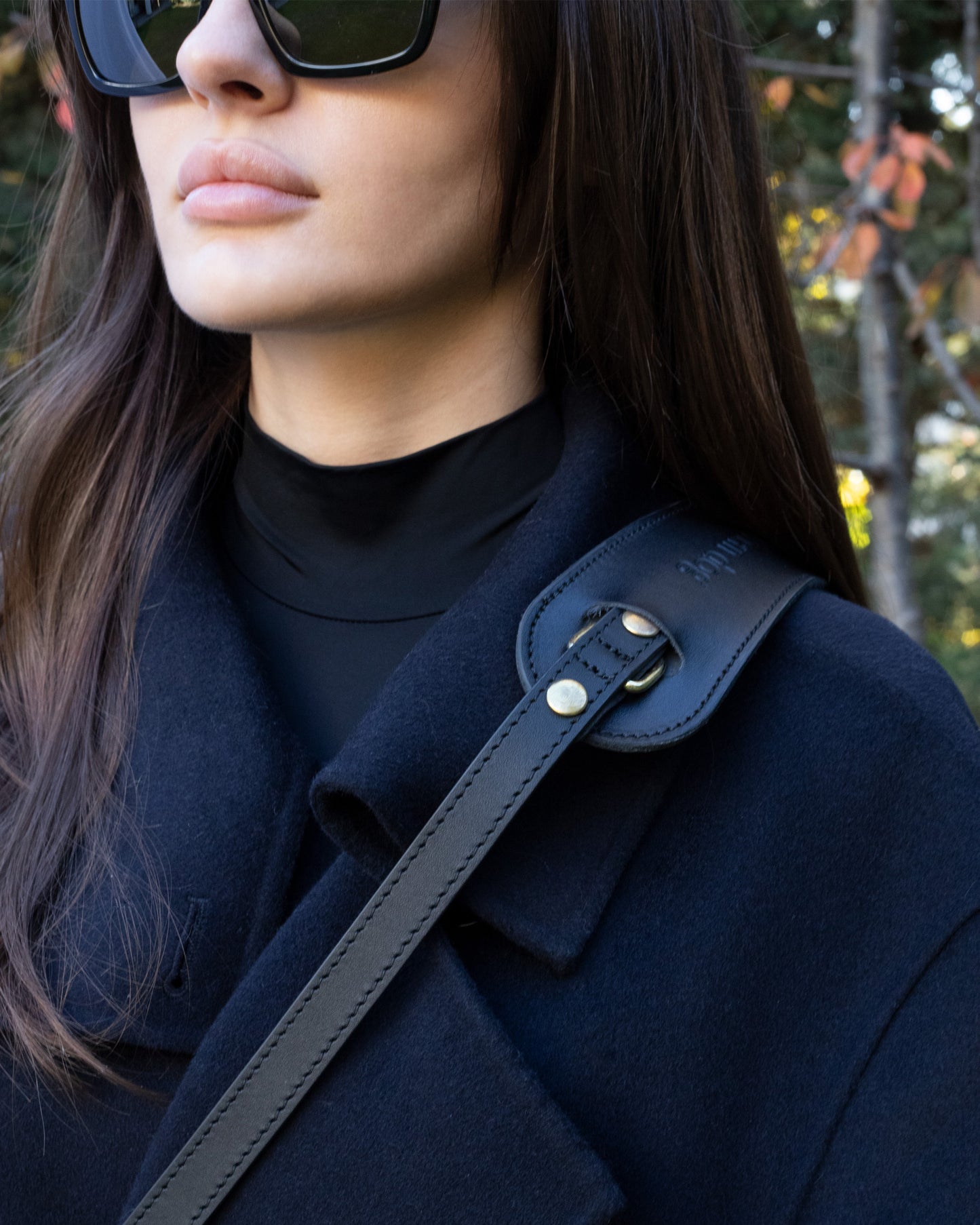 Legacy Leather Leash | Black