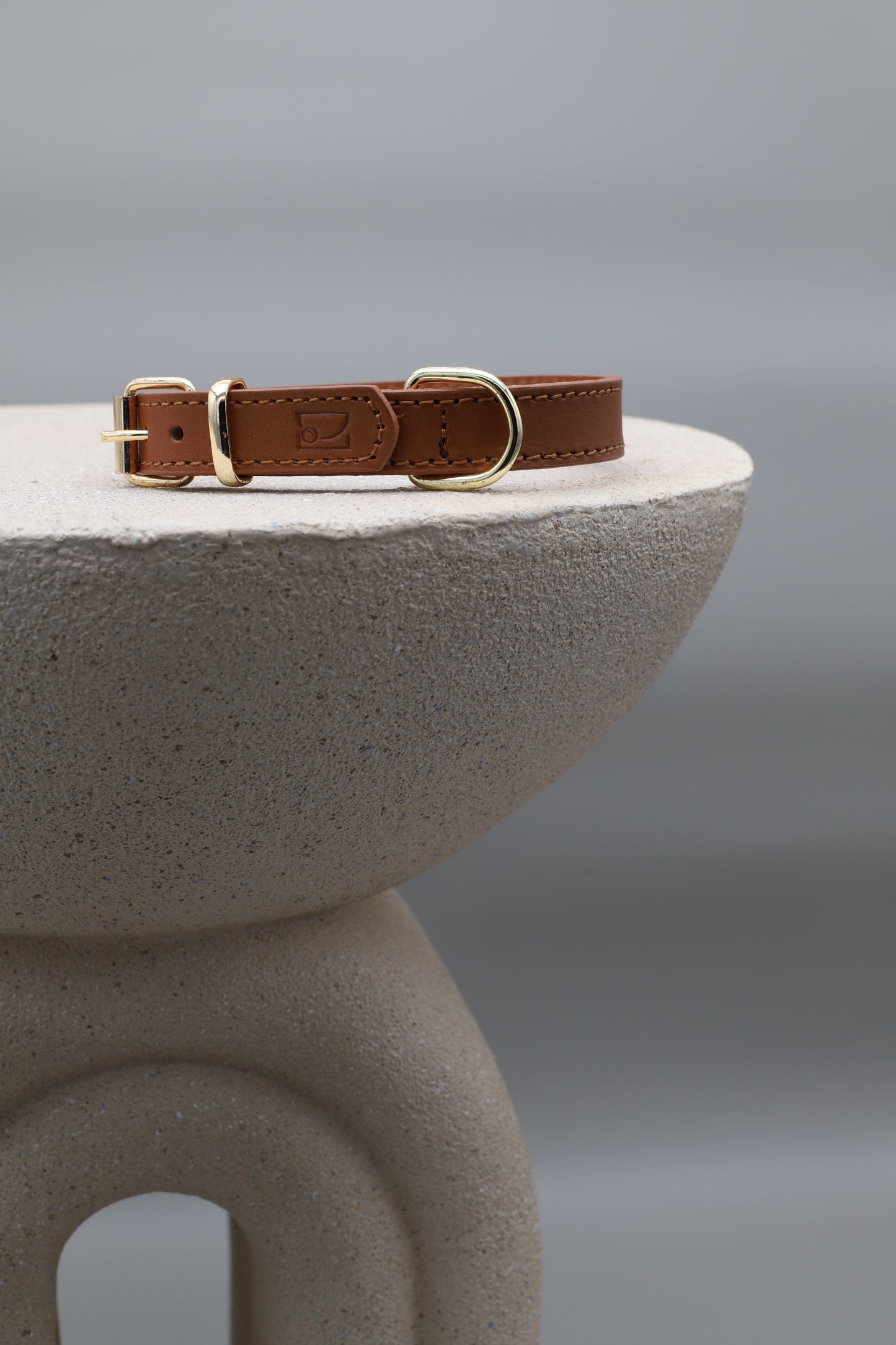 Legacy Leather Collar | Tan