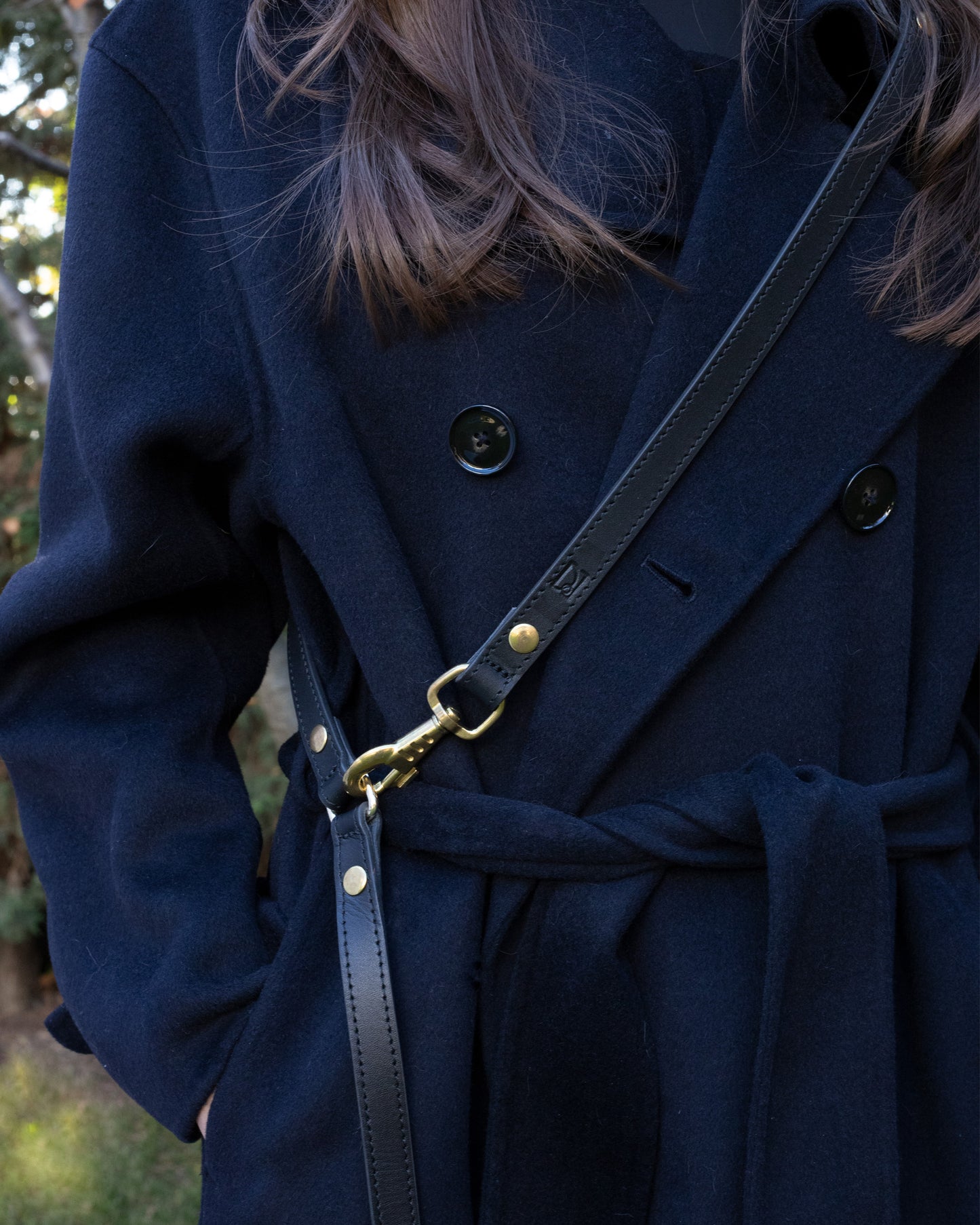 Legacy Leather Leash | Black