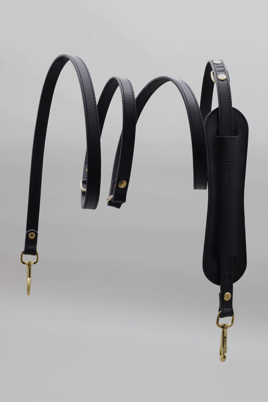 Legacy Leather Leash | Black
