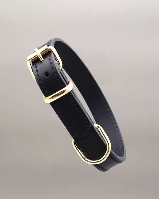 Legacy Leather Collar | Black